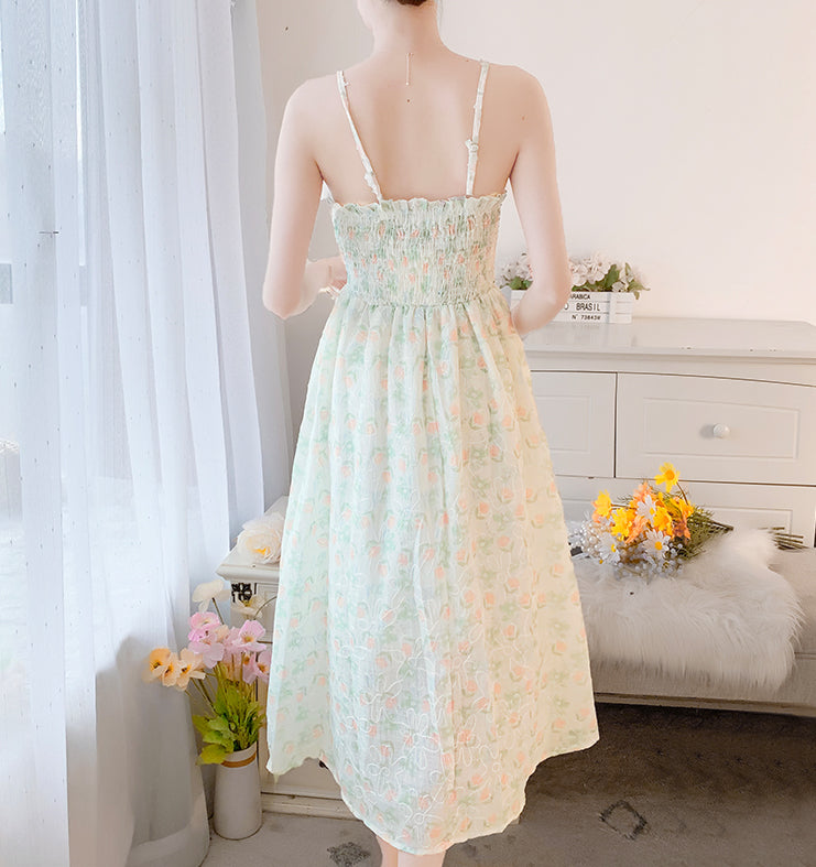 Watercolor Garden Cami Dress Maxct