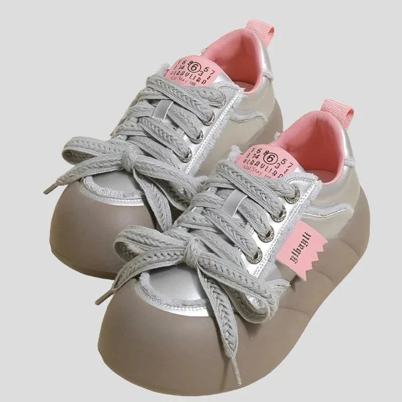 Cute Platform Sneakers for Women Maxct