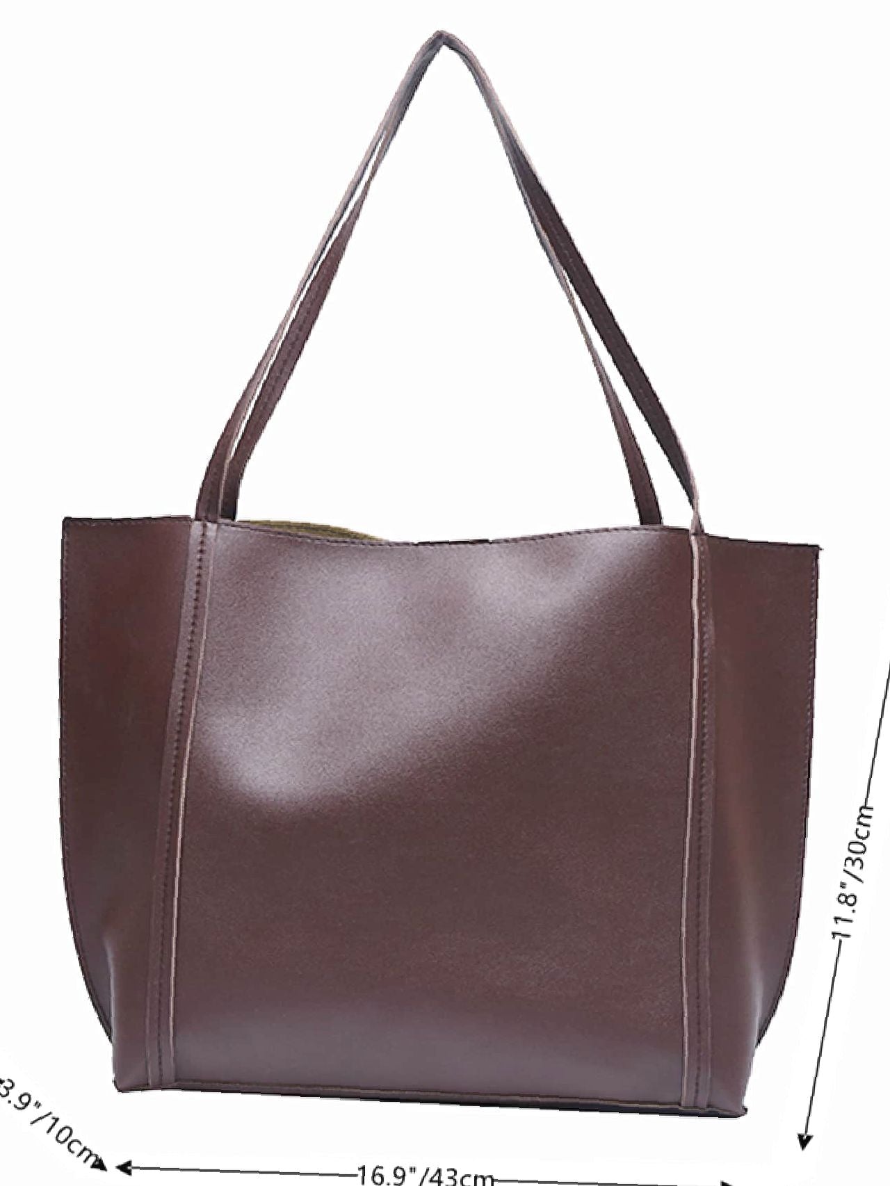 Maxct - Twilly Scarf Decor Shoulder Tote Bag  - Women Tote Bags