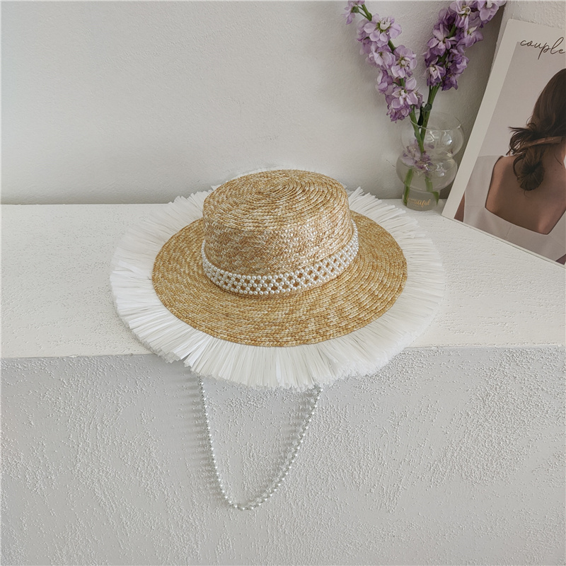 Sun Hat Fashion Wind Straw Women's Burrs Straw Hat