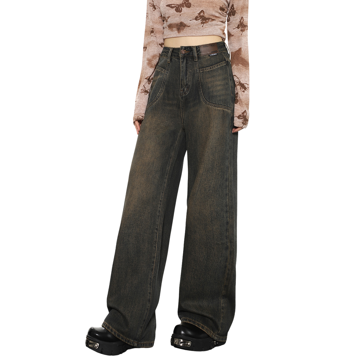 Basic Things Brown Jeans Maxct
