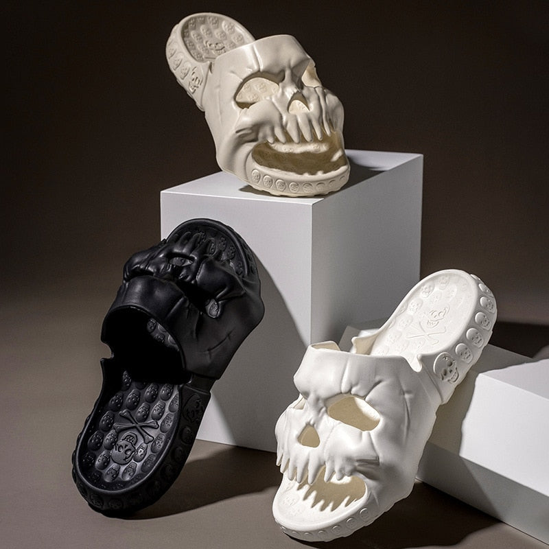 Unisex Halloween EVA Skull Sandals Maxct
