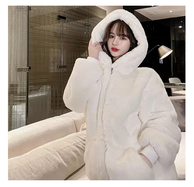 Women's Warm Fluffy Loose Hoodie - true deals club