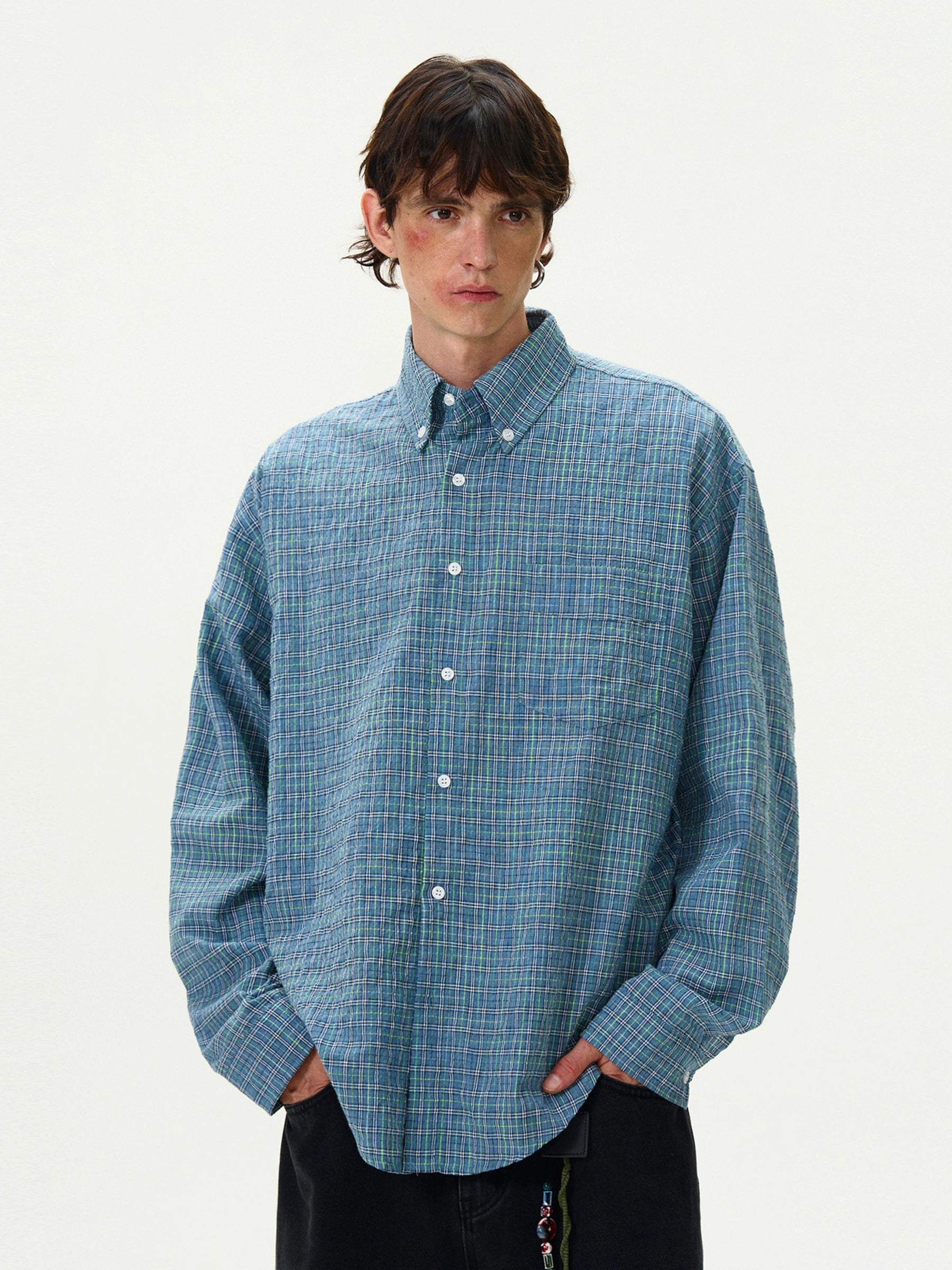 Madwitch Regular Fit Plaid Shirt Maxct