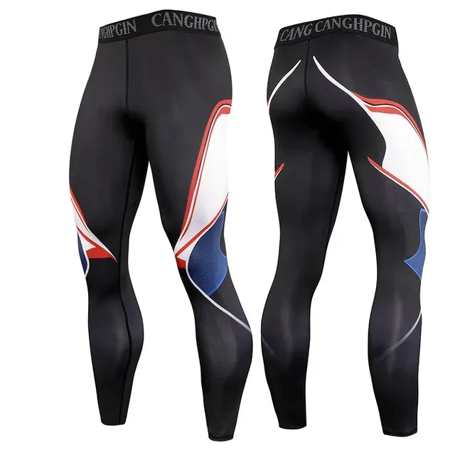 Men's Quick Dry Running Leggings Gym Fitness & Workout Maxct