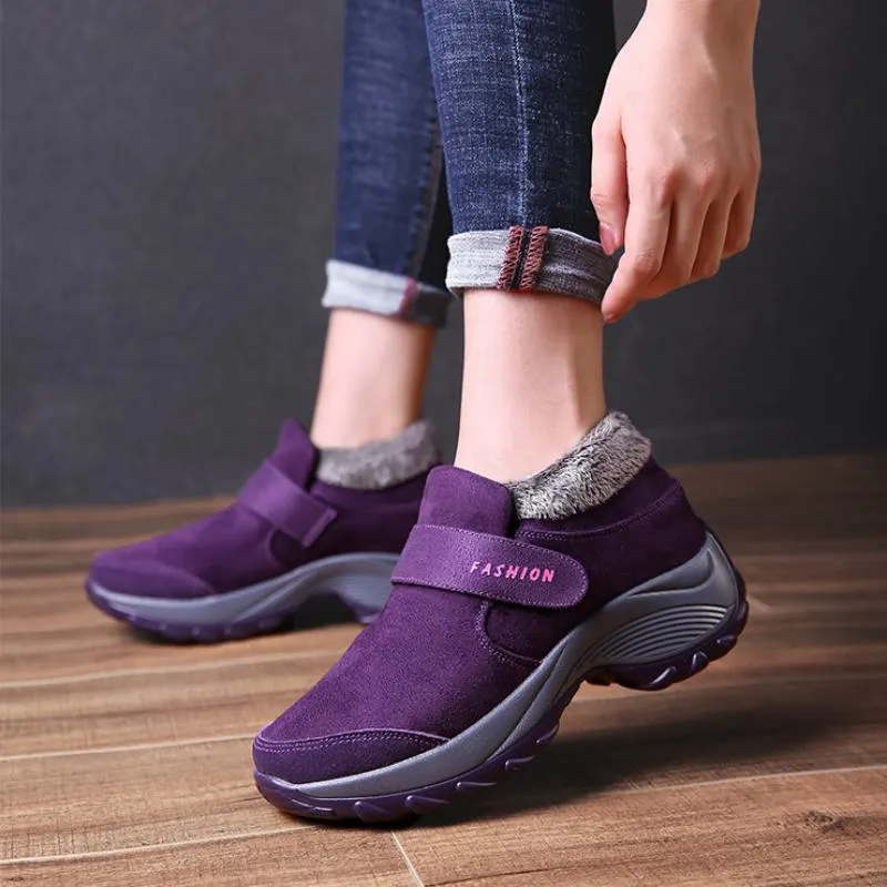 Warm Ankle Boots With Fluff Maxct