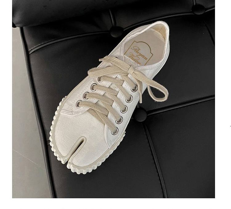 Tabi Sneakers Split Toe Mary Janes Canvas Women's