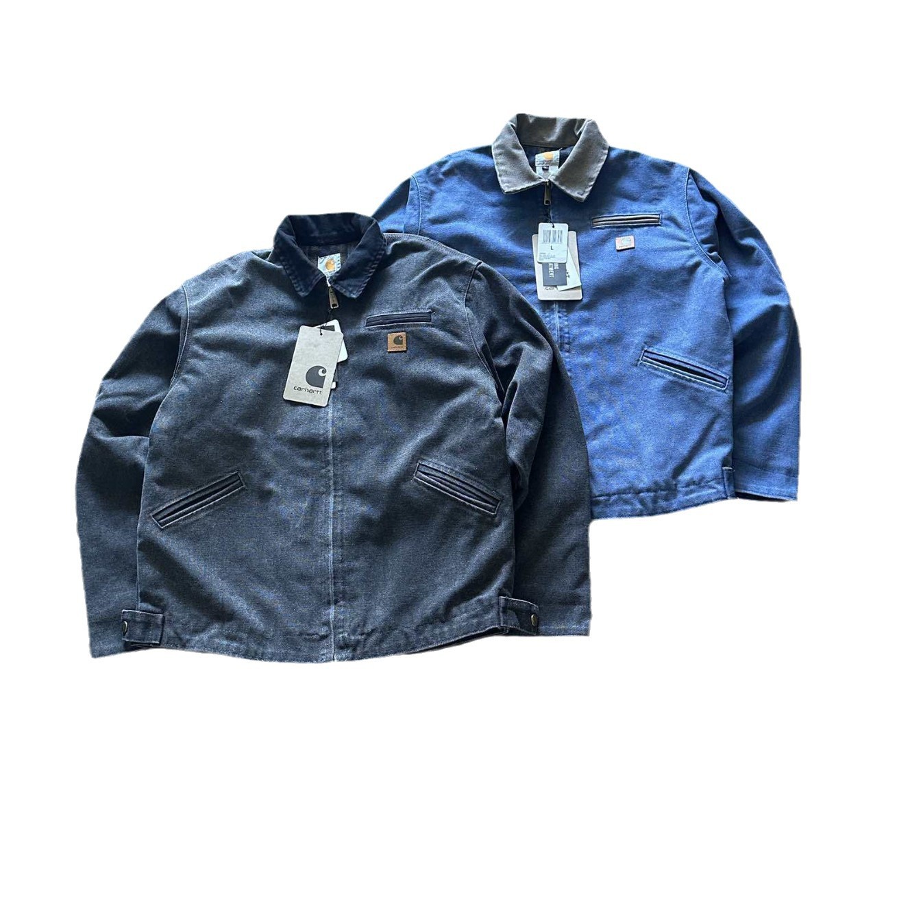 Maxct guys fits Detroit Workwear Jacket Washed Vintage Batik Leather Label Couple Coat