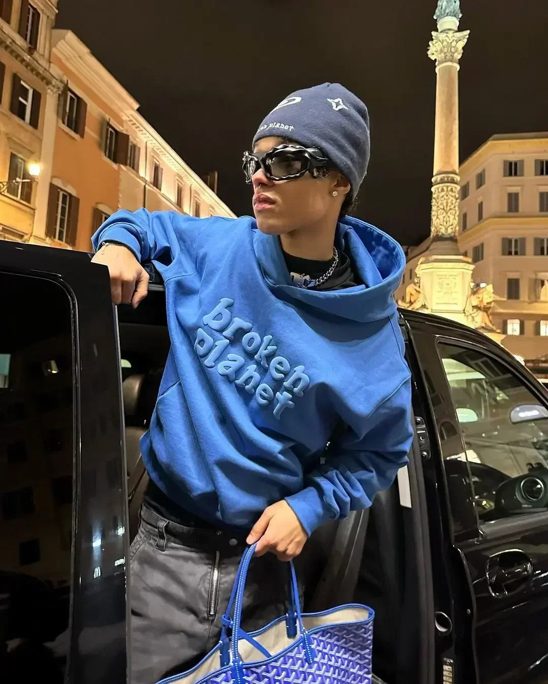 Urban Oversized Broken Planet Hoodie Maxct
