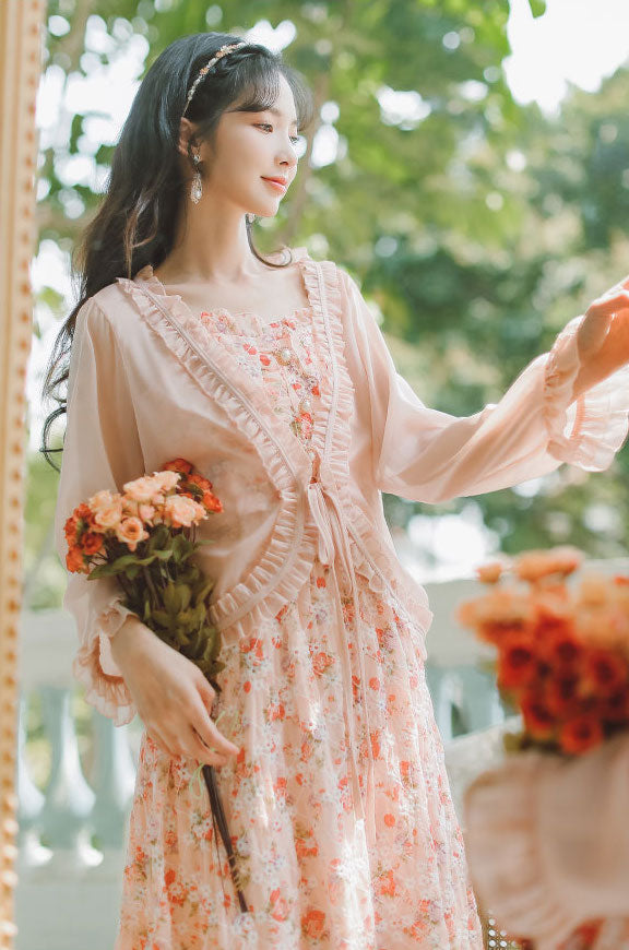 Tea Cup Floral Cami Dress Maxct