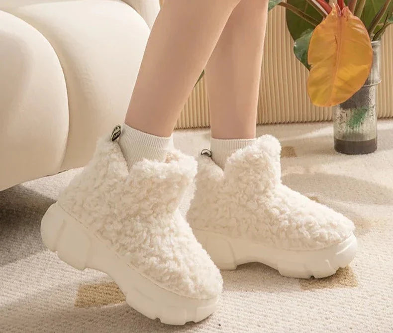 High Top Platform Winter Ankle Boots for Women Maxct