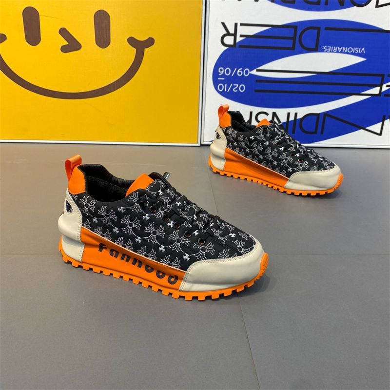 Luxury Platform Fan Rood Sneakers for Men - true deals club
