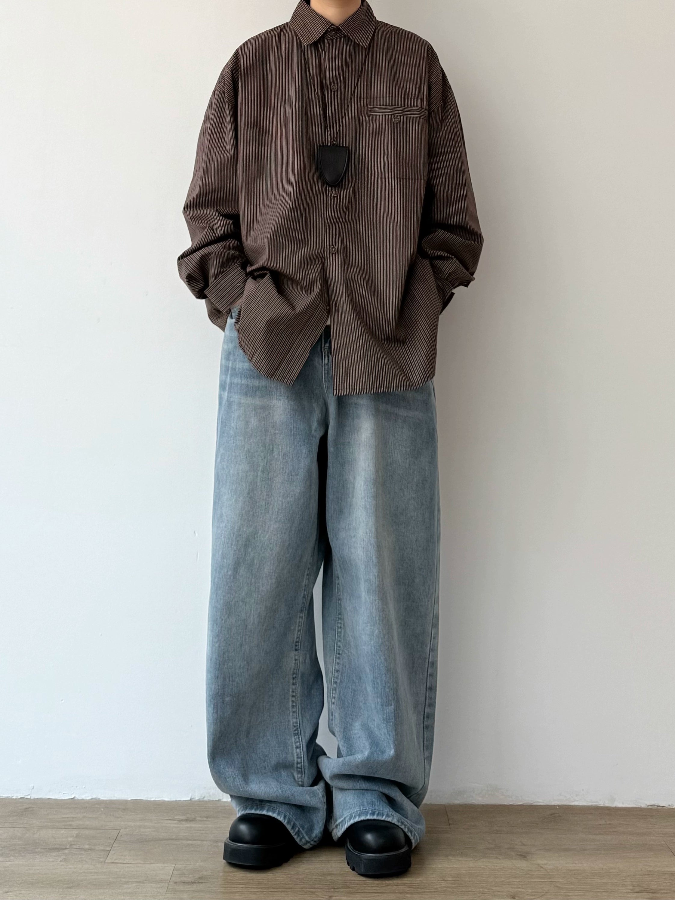 EVER Retro Straight Wash Jeans Maxct