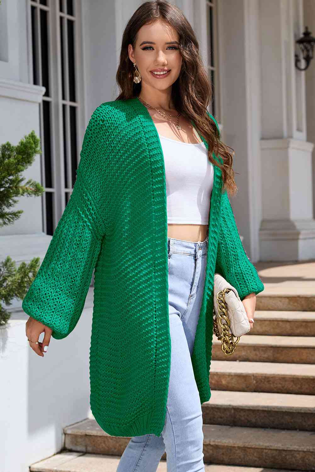 Maxct &Open Front Longline Cardigan