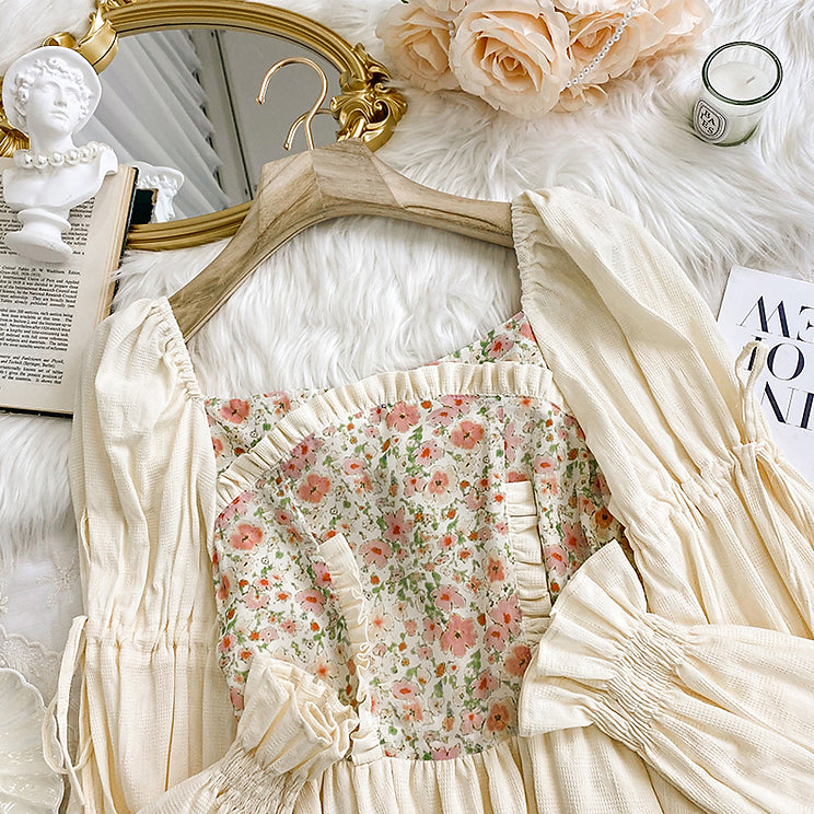Florals In Bloom Ruffle Dress Maxct