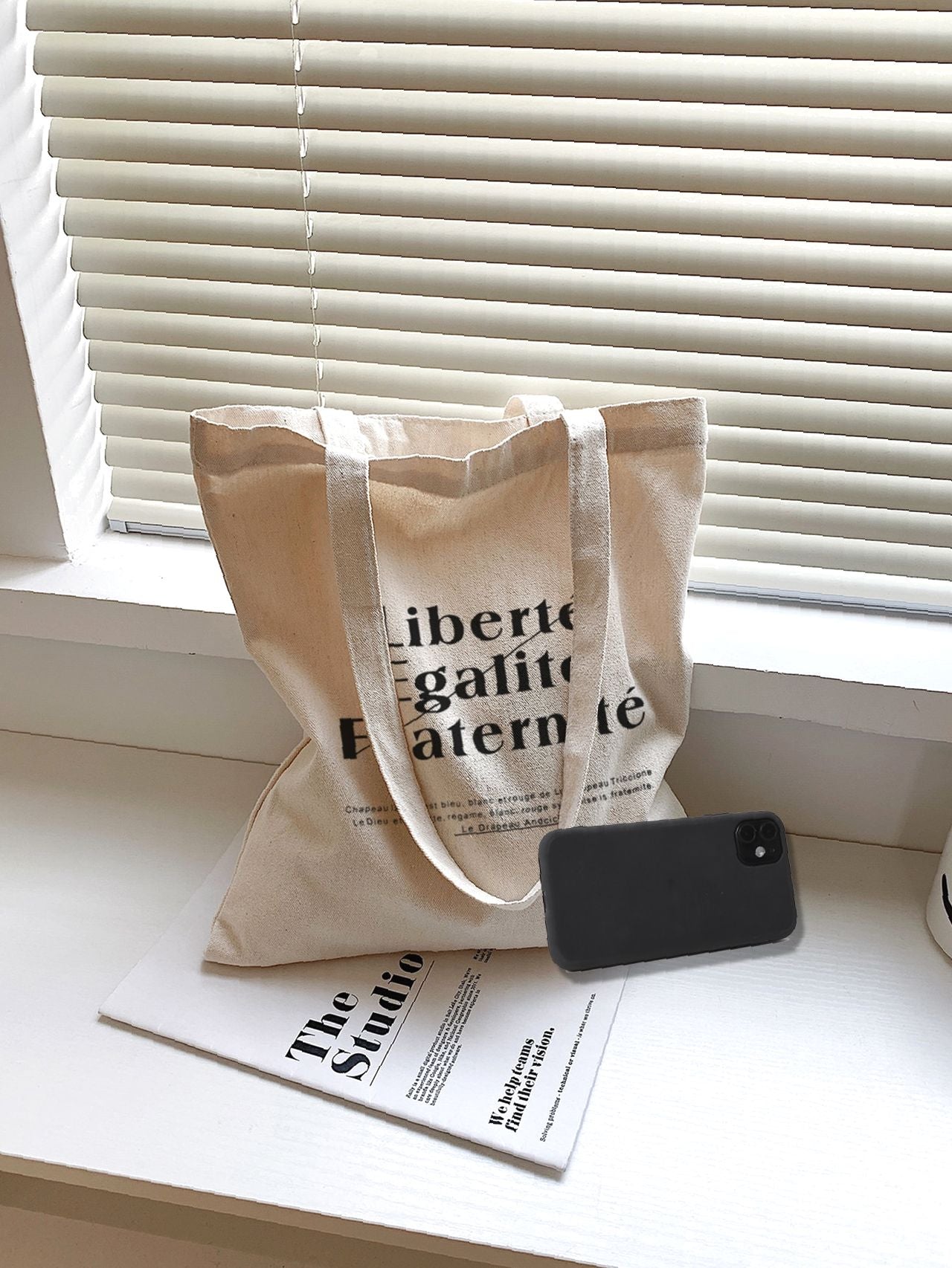 Maxct - Letter Graphic Shopper Bag  - Women Tote Bags
