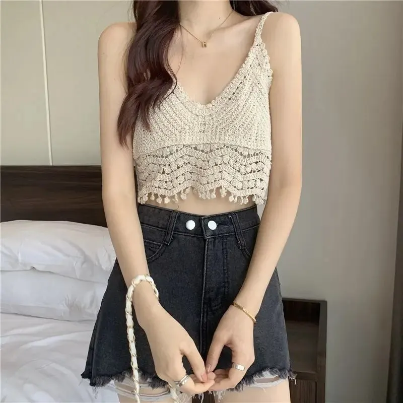 Maxct See Through Shirt Women Lace Blouse Summer Sun-Proof Sweet Sheer Tops Preppy V-Neck Casual Trendy Harajuku Basic Korean Blouse