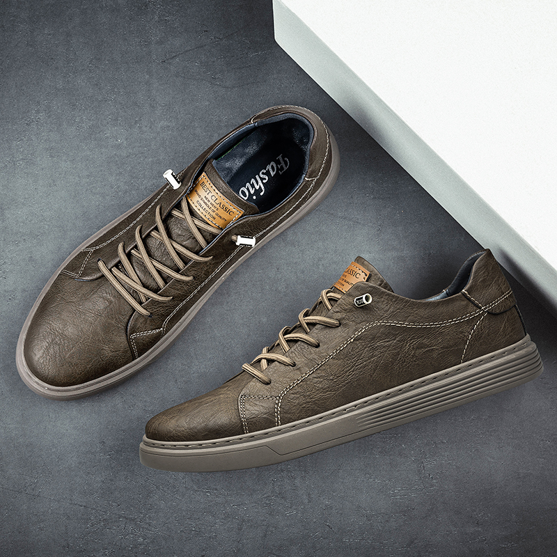 Men's Leather Oxford Shoes - true deals club