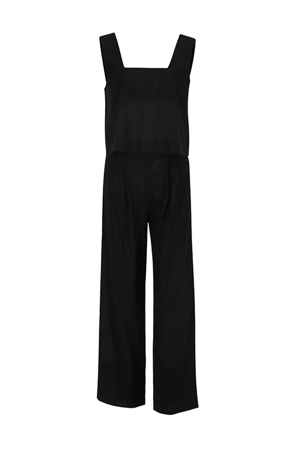Maxct Cotton Square Neck Tank Pants Suits