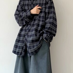 EVER Essential Plaid Shirt Maxct
