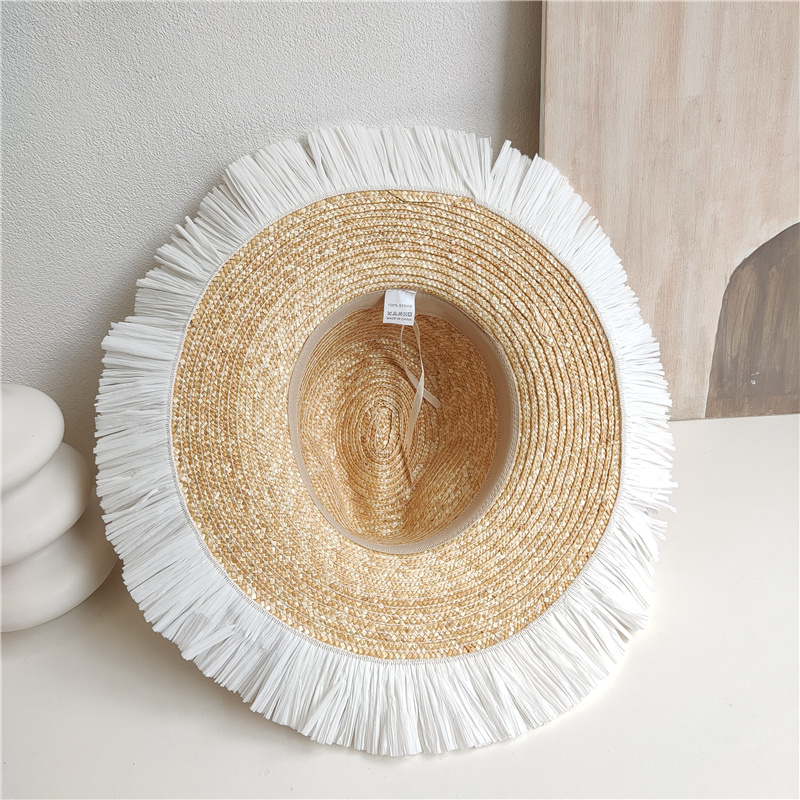 Sun Hat Fashion Wind Straw Women's Burrs Straw Hat