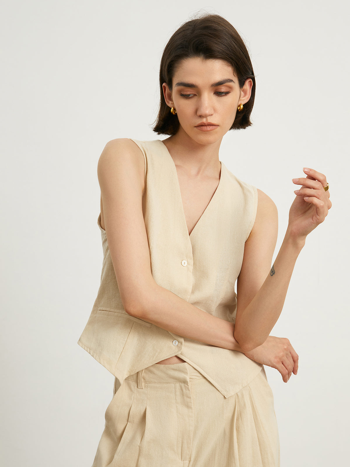 Maxct Effortless Linen Pants Set