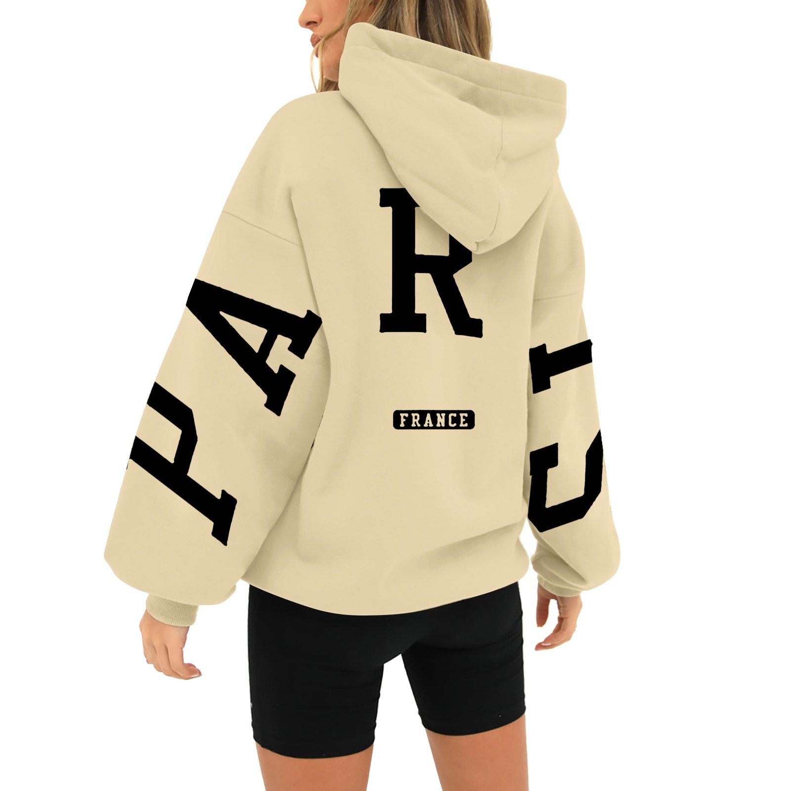 Paris France Printed Sweatshirt Hoodie for Women - true deals club