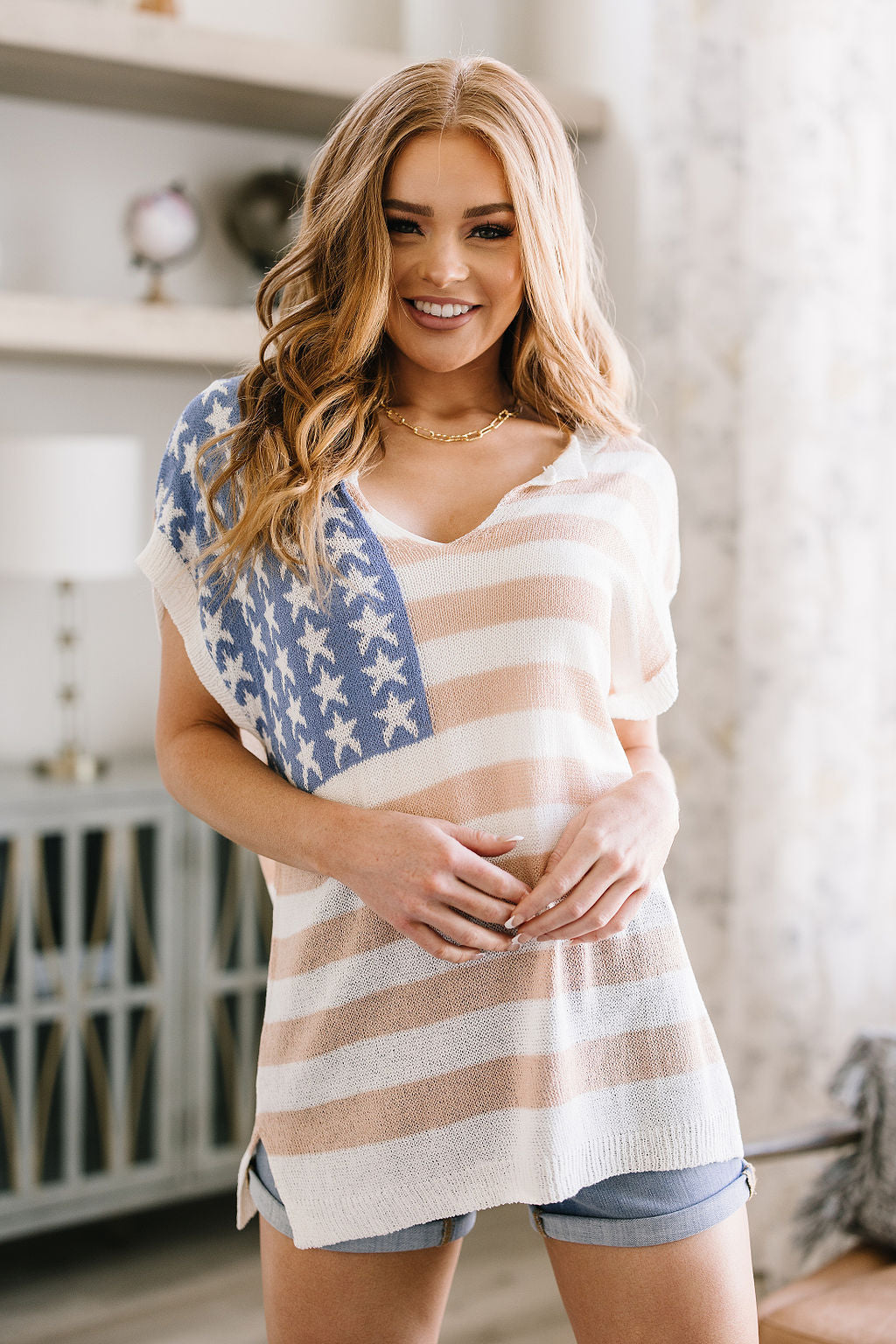 Maxct &Old Glory Sleeveless Sweater