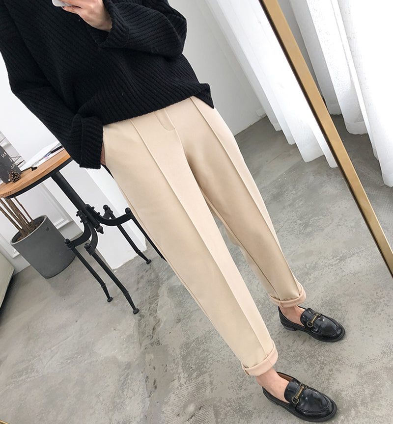 Wool Thicken Style Pencil Long Pants Maxct
