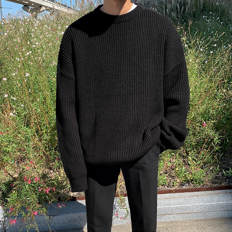 Maxct Autumn Rib Knit Sweater