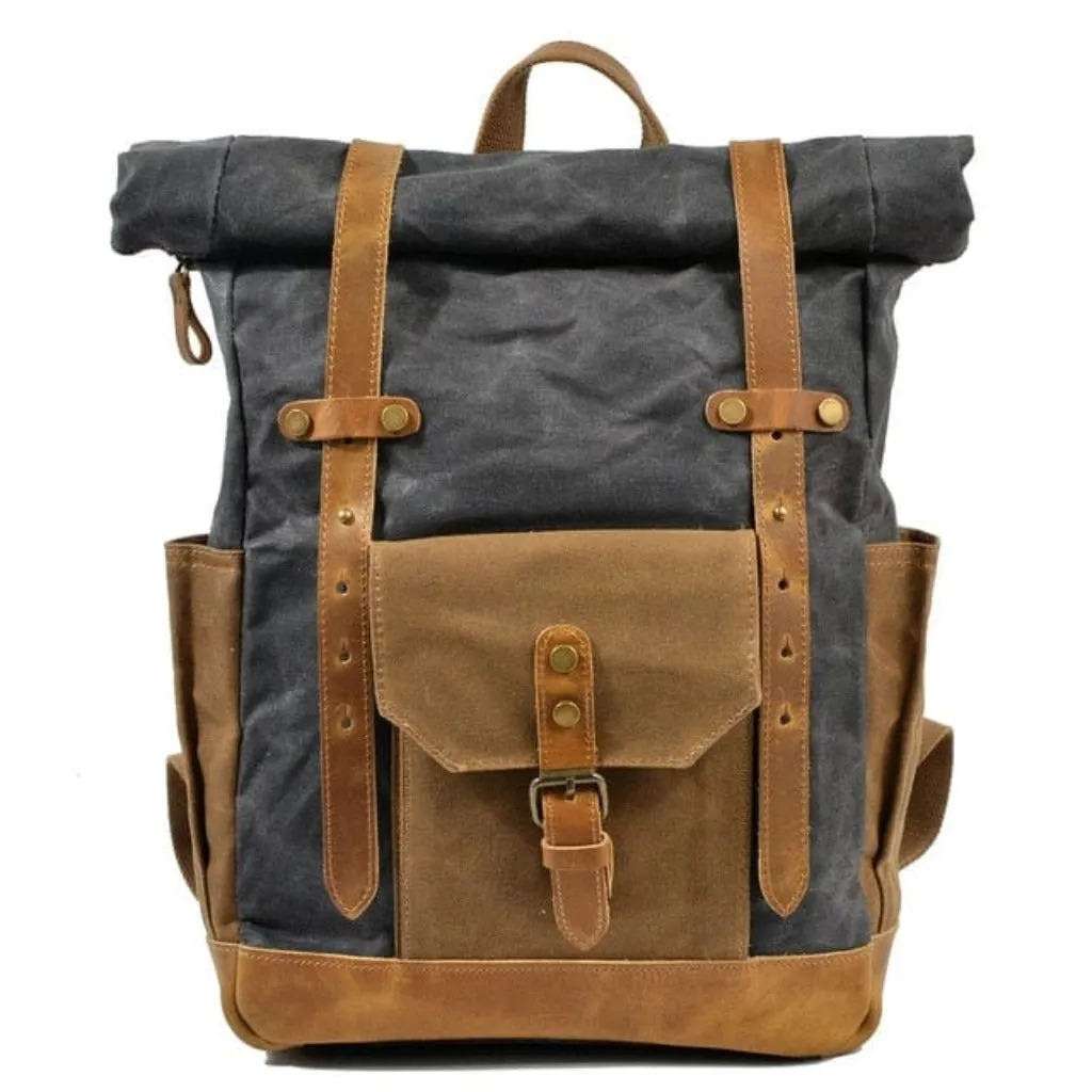 Maxct &Retro Vintage Canvas Backpack Antiqua