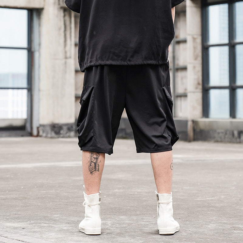 Maxct Large Pocket Loose Casual Shorts