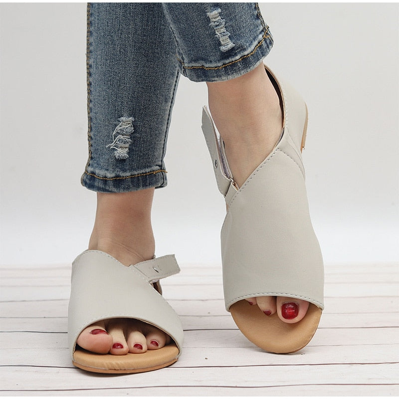 Casual Open Toe Flat Sandals Maxct