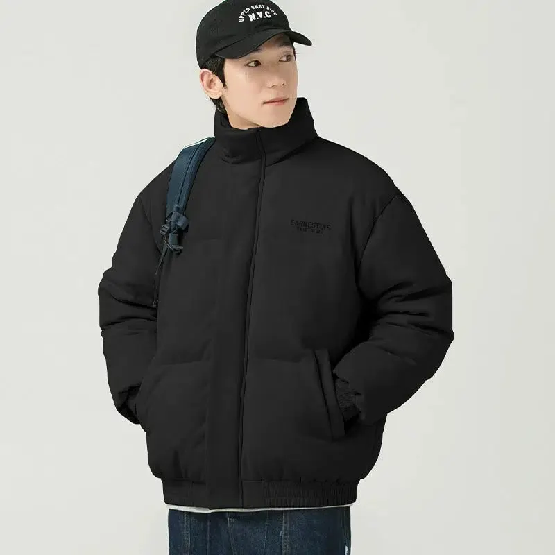 Maxct Stand Collar Cotton Coat