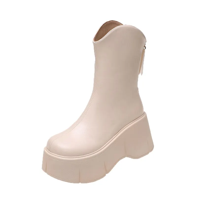 Women's Mid-calf Platform Boots Maxct