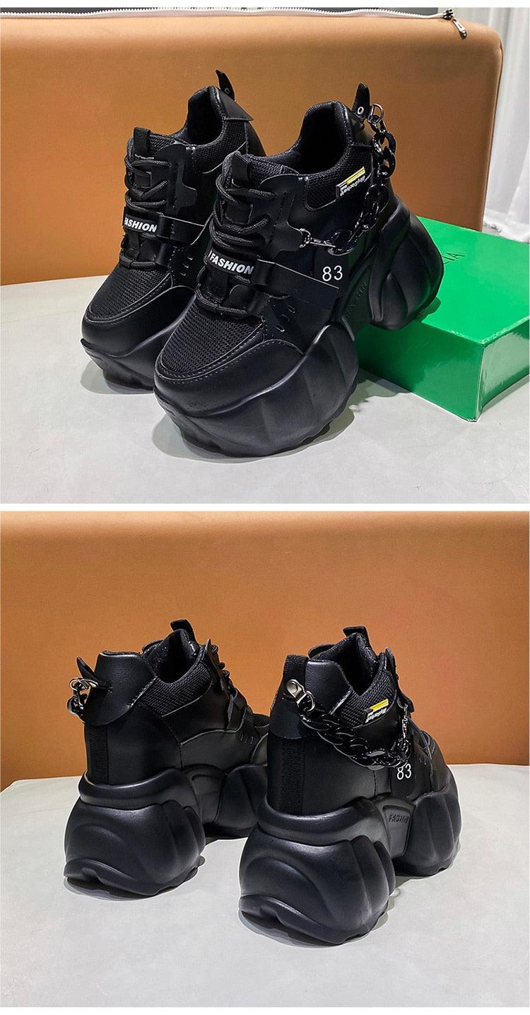 Chain Chunky Sneakers for Women Maxct