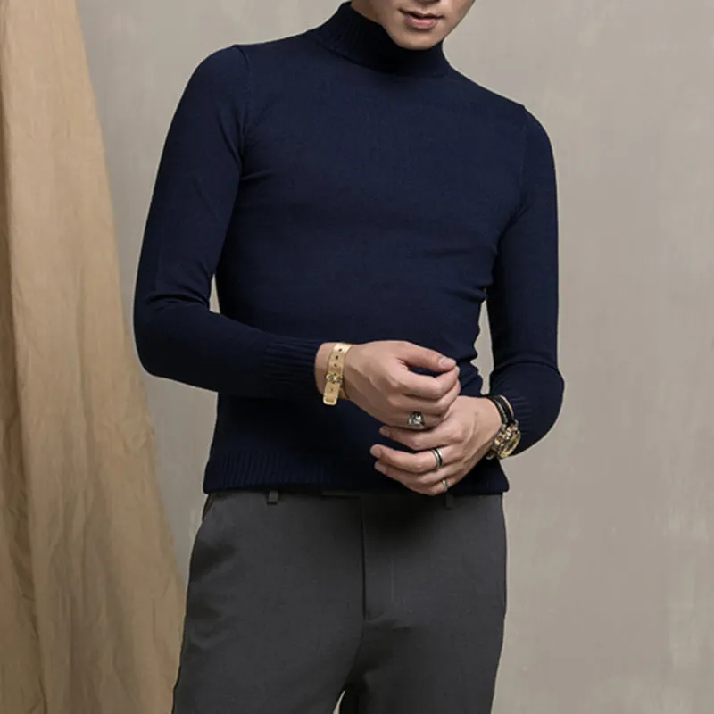 Maxct Half High Neck Slim-fit Sweater