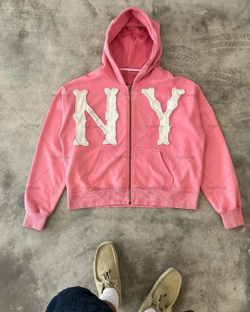 Rich Soon Hoodie - Retro Zipper Unisex Sweatshirt Maxct