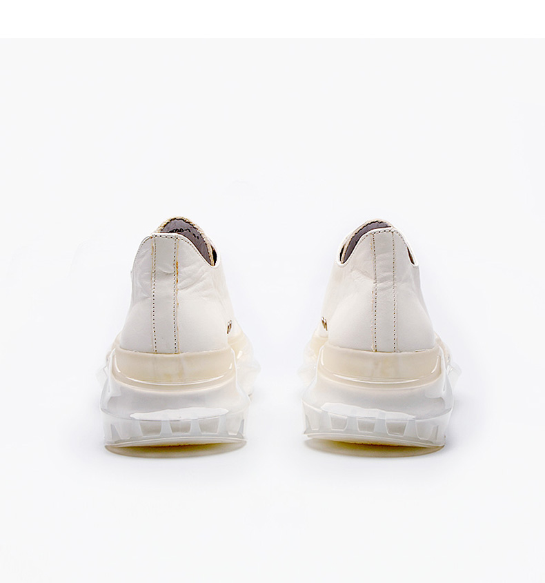 Men's Clear Sole European Sneakers - true deals club