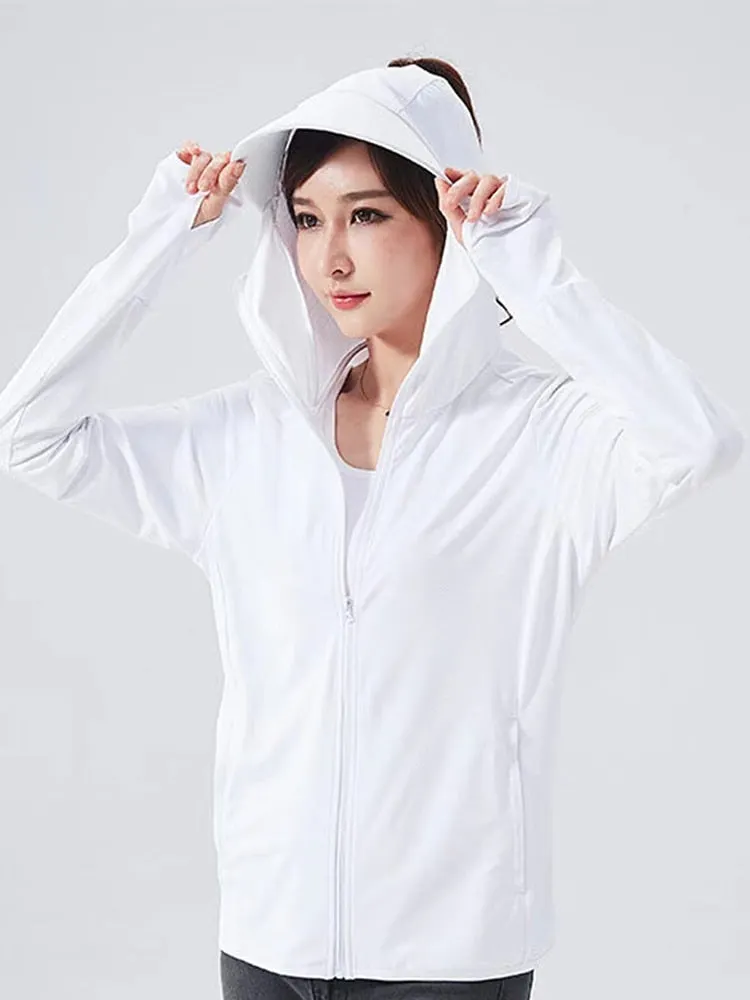 Unisex Summer UPF 50+ UV Sun Hoodies Maxct