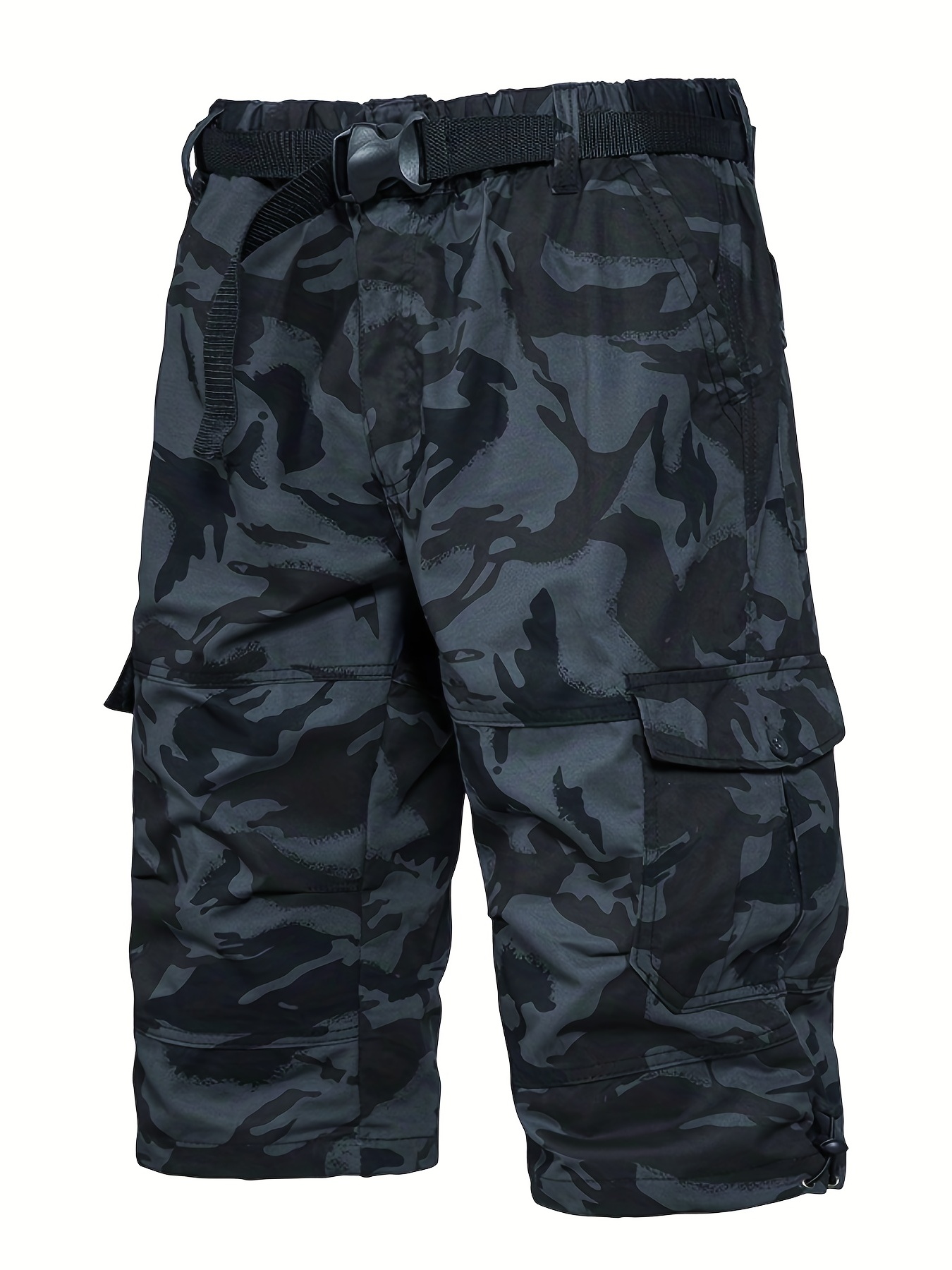 dunnmall Maxct Street Style Men's Casual Cargo Capris Jeans With Pocket, Men's Outfits