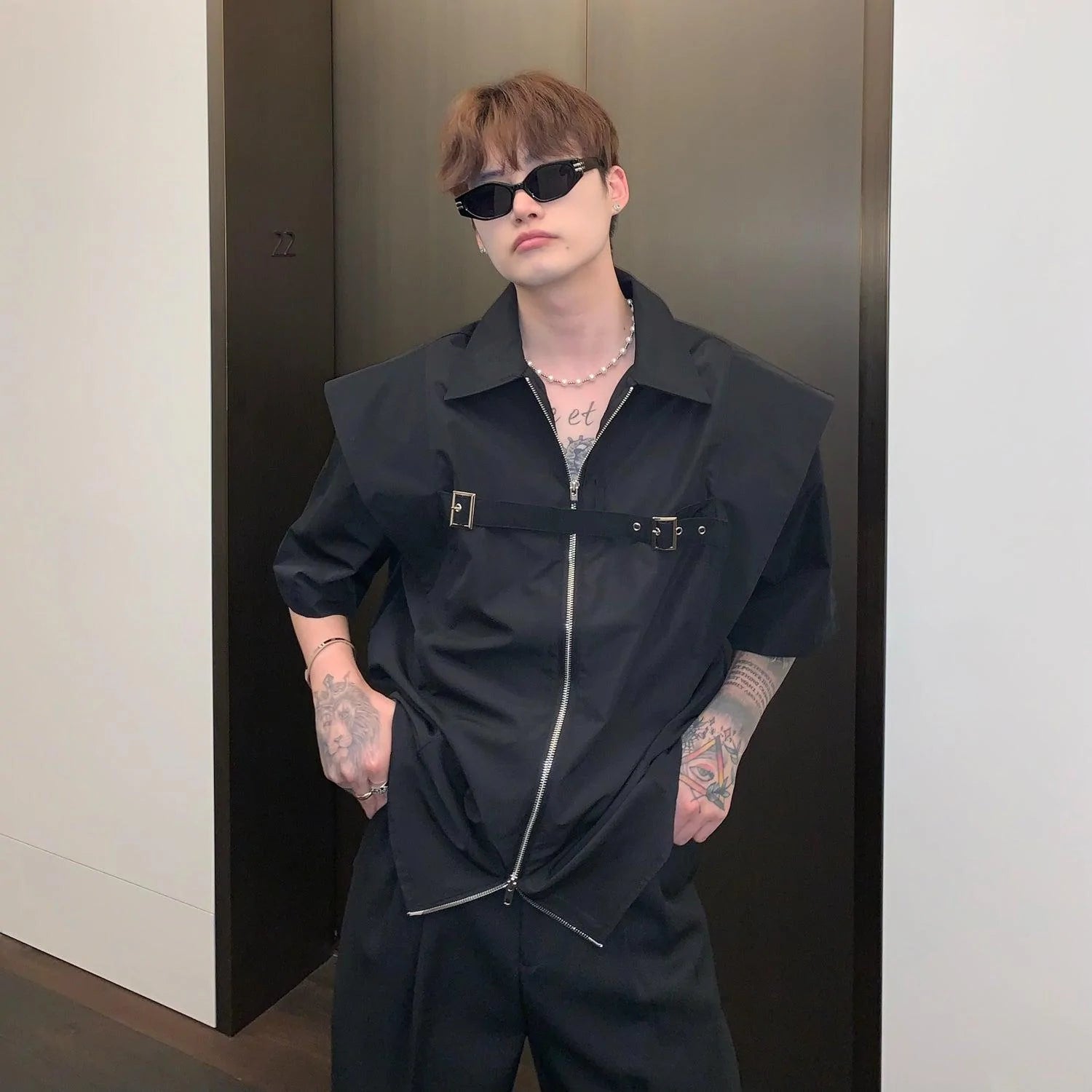 Maxct Two-piece Shoulder Pad Jacket