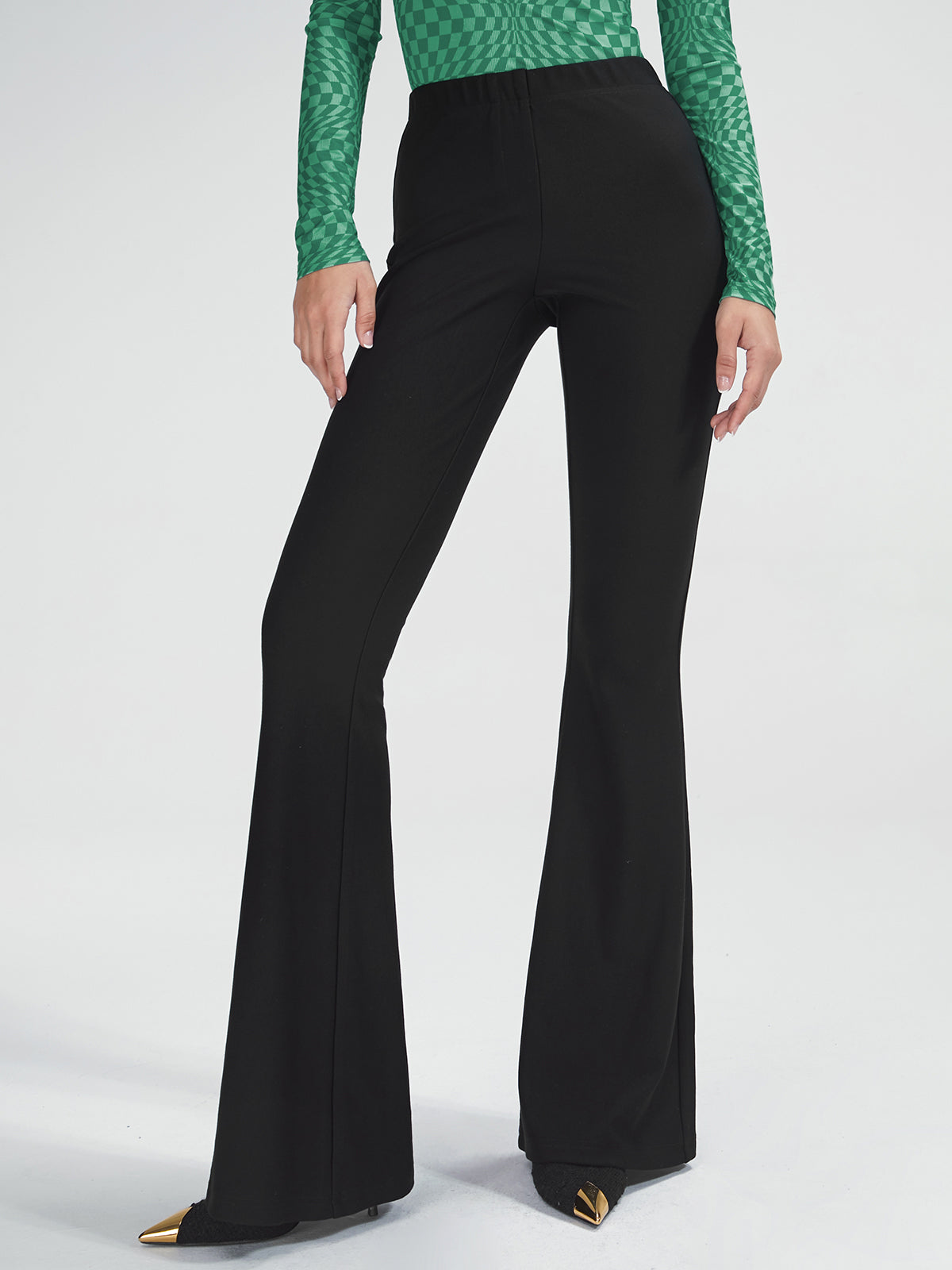 Maxct High Waisted Essential Stretch Flare Pants