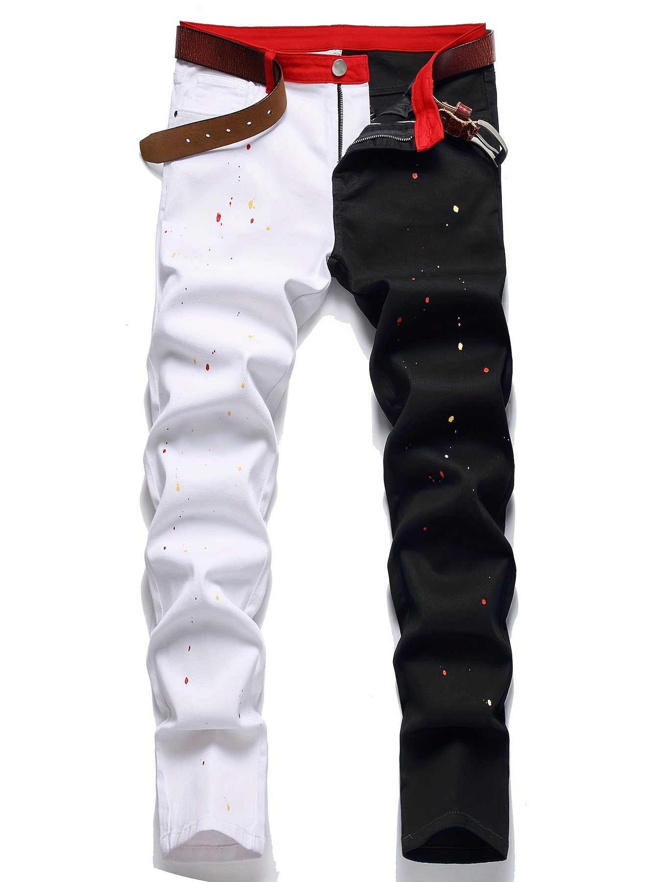 Men's Slim Straight Fit Jeans Casual Washed Stretch Denim Jeans Best Sellers