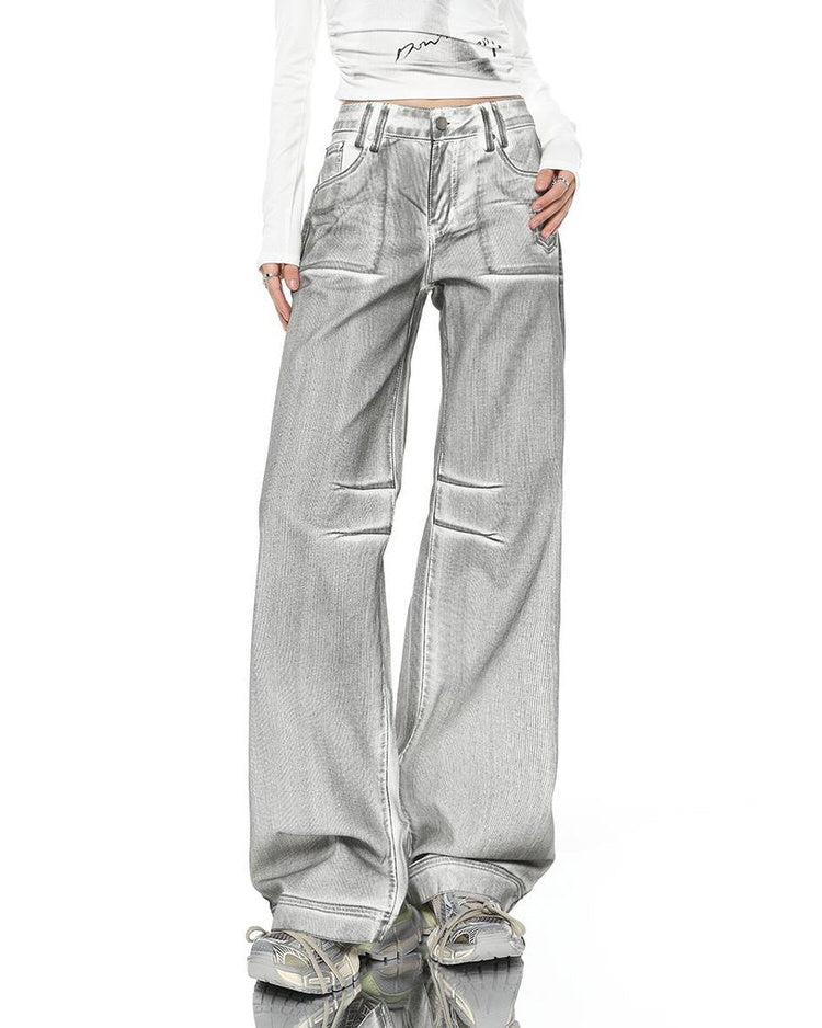 High Fashion Silver Jeans Maxct