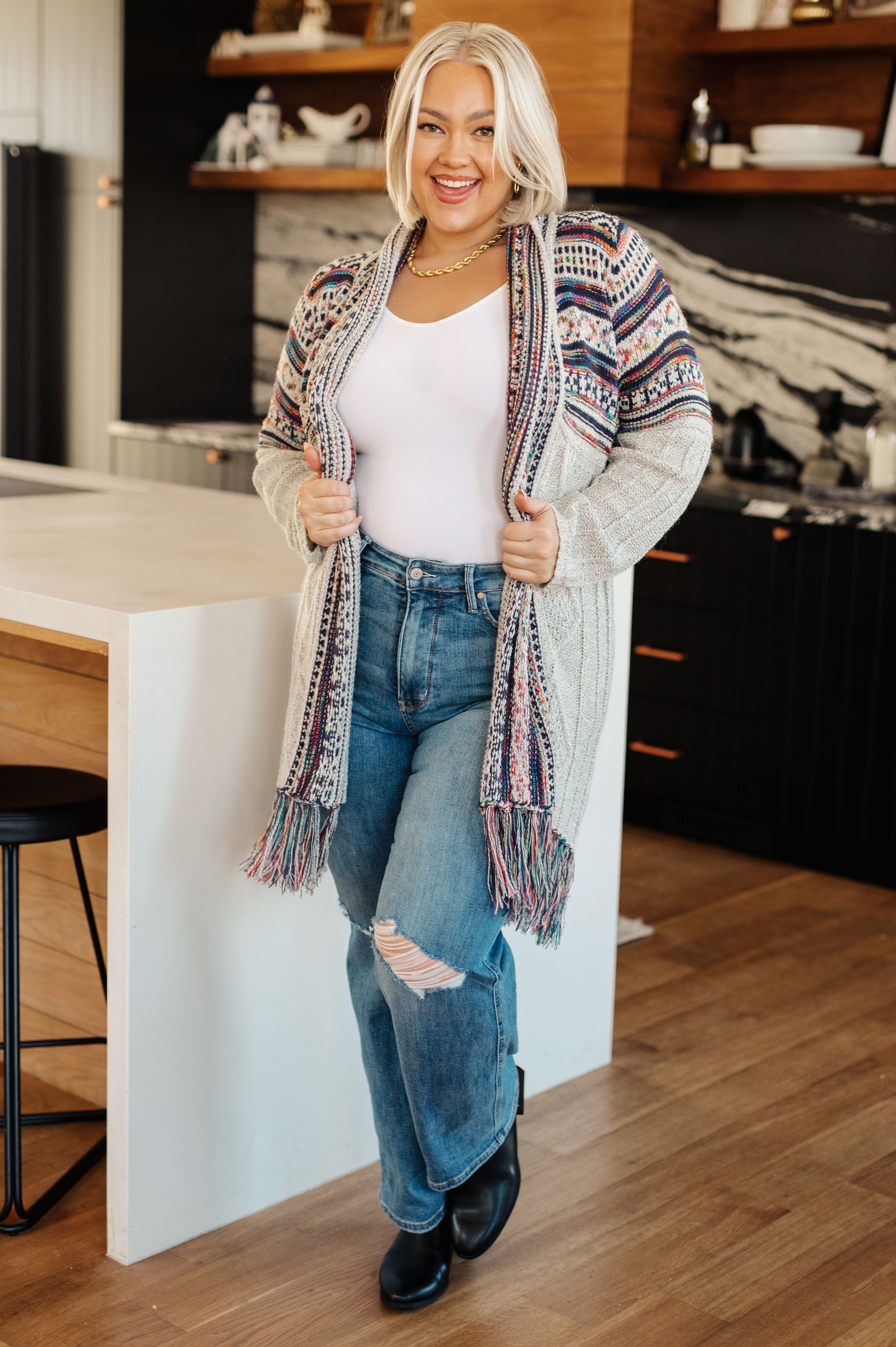 Maxct &Oh So Lucky Fringe Cardigan