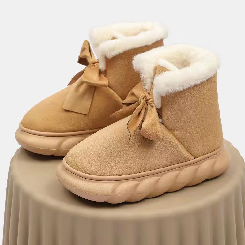 Sheepskin Wool Anti-Skid Women's Mini Short Winter Boots - true deals club