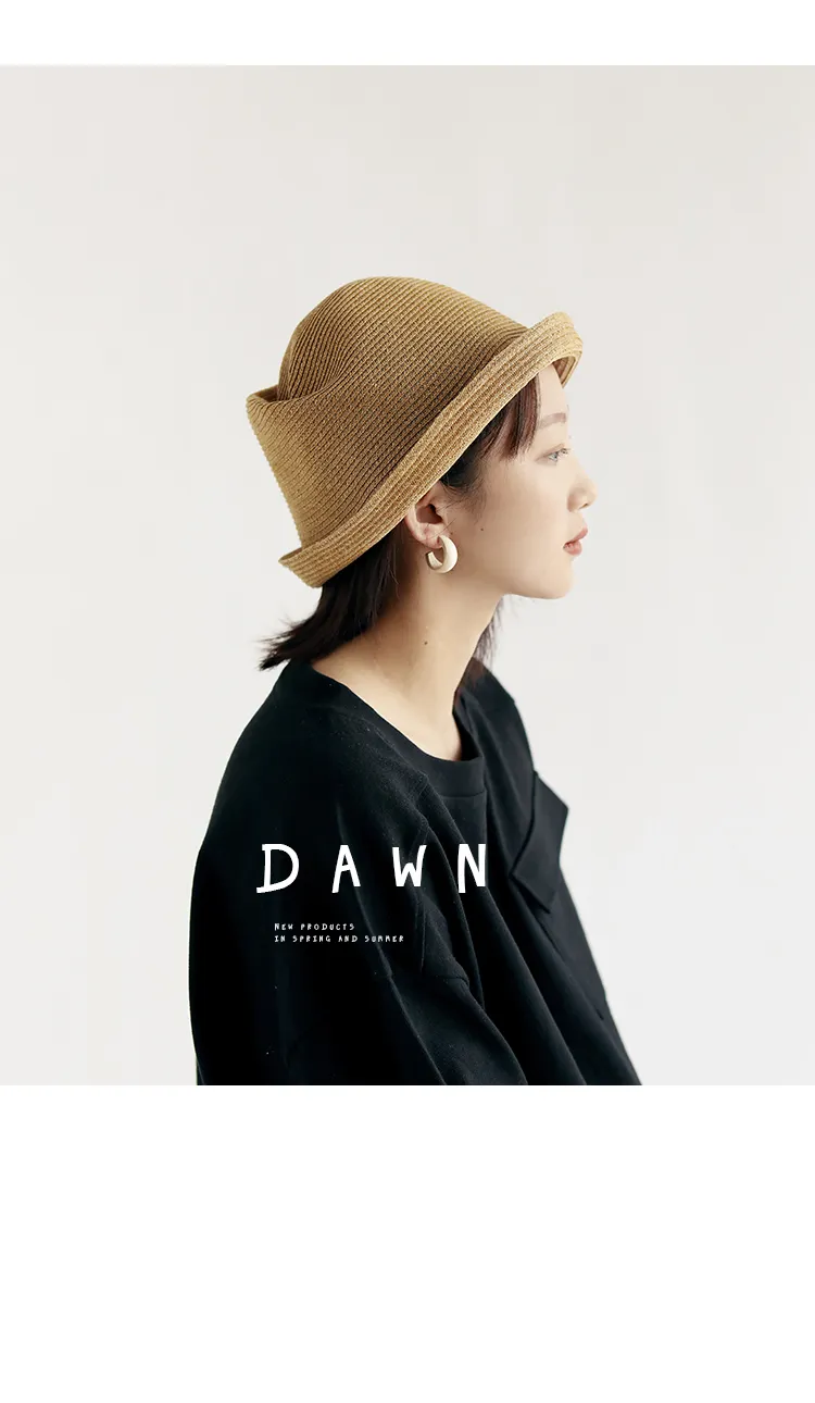 Spring and Summer Female Japanese Style Shopping Bucket Hat