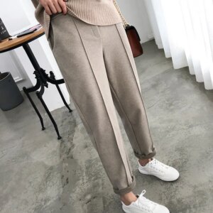Wool Thicken Style Pencil Long Pants Maxct