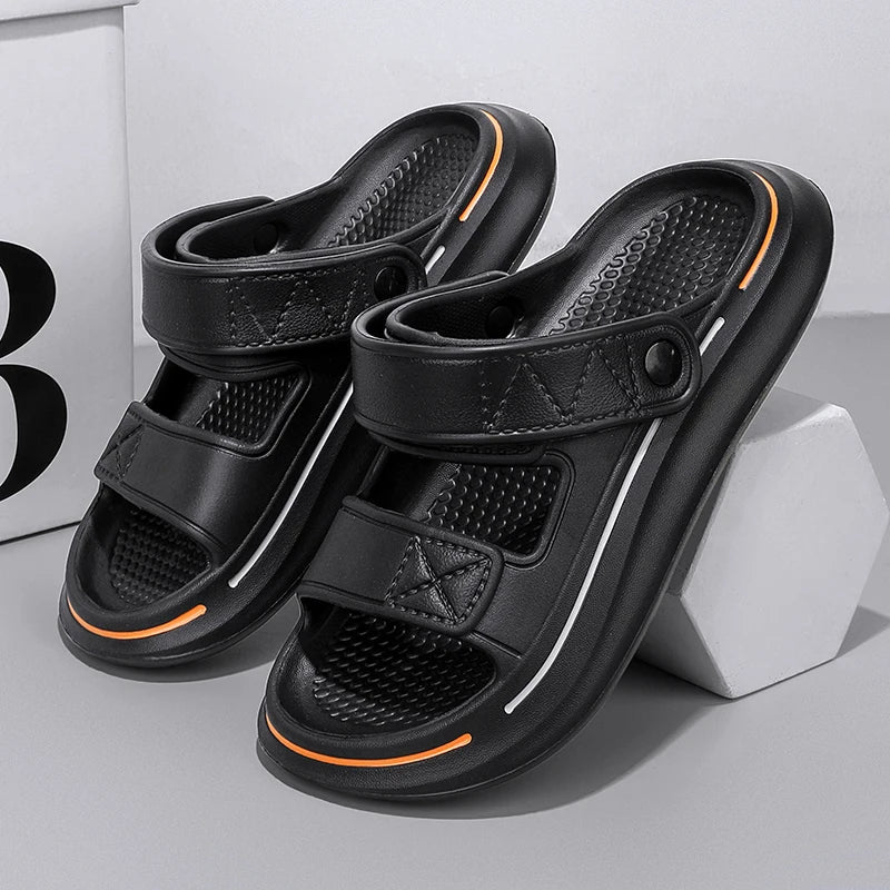 Summer Platform Slides Soft-Sole Unisex Beach Shoes Maxct